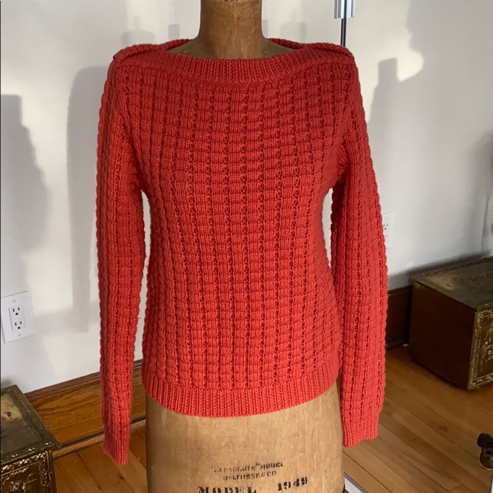 *2/$15* Boatneck wool blend sweater